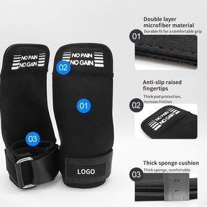 En gros FIRST FITNESS INDUSTRIES Poignées de musculation personnalisées en PU antidérapantes, Sangles de levage, Protège-poignets et Soutien pour les mains - Product Image 4