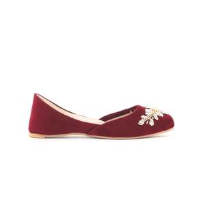 Filles Maroon Fancy Khusa Pour Dames Chaussures Confortables - Product Image 2
