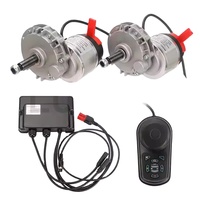 Moteur de fauteuil roulant motorisé 24V 200W avec frein 100 tr/min 120 tr/min, moteur de fauteuil roulant électrique 12V avec contrôleur et joystick