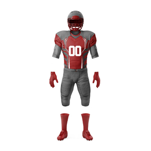 Maillot et pantalon de football américain personnalisés avec logo sublimé et nom du joueur, en maille respirante extensible, pour matchs de gridiron, été - Product Image 5