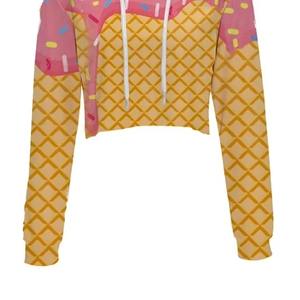 Sudaderas con capucha cortas de sublimación para mujer, de alta demanda, antibacterianas, de última moda, para uso casual. - Product Image 6