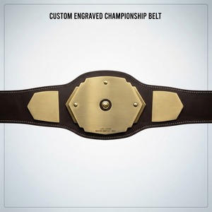 Champion Belt Unisex Durable 2cm Thickness High Waist Zinc Alloy 2.2m Length Nylon Lining Straight Form Custom Equipment - Product Image 4