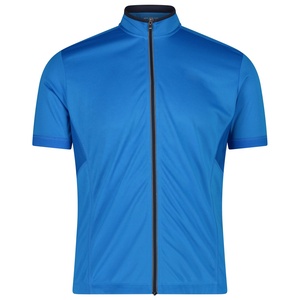 Maillot de cyclisme unisexe personnalisé avec fermeture éclair intégrale, manches courtes, séchage rapide, respirant, 100% polyester, impression numérique - Product Image 6