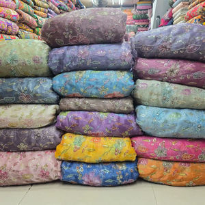 ผ้าเนื้อนุ่ม ระบายอากาศได้ดี ปักลายดอกไม้ประดับลูกปัด ผ้าเฟนดี้ สำหรับชุดแต่งงาน ของตกแต่งบ้าน สไตล์หรูหรา ผ้าไม่ทอ คุณภาพสูง สำหรับเด็กผู้ชาย - Product Image 1