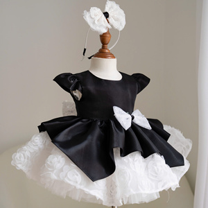 Vestido de Princesa 3D de Lujo Nhung Nguyen OEM para Niñas, Vestido de Tul con Flores Hecho a Mano para Fiesta de Cumpleaños - Product Image 6