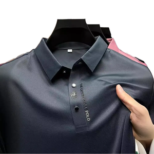 เสื้อเชิ้ตแขนสั้นผู้ชายแบบมีกระดุม ผ้ารักษ์โลก ระบายอากาศ แห้งเร็ว เหมาะสำหรับเล่นกีฬา ใส่สบายในฤดูร้อน ยืดหยุ่นสูง - Product Image 1