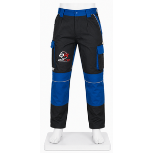 กางเกงทำงาน ORVO Sports รุ่น Unisex สีเทาเข้ม มีกระเป๋าใส่เครื่องมือ ระบายอากาศได้ดี ได้รับการรับรองมาตรฐาน CE ทนทานต่อการเสียดสี ผลิตจากโพลีเอสเตอร์/คอตตอน ลายดิจิตอล - Product Image 2