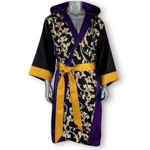 Servicio OEM, Bajo Precio, Bata de Boxeo Más Vendida, Talla Personalizada, Sublimación, Poliéster, Seda, Equipo de Protección Ecológico y Duradero - Product Image 1
