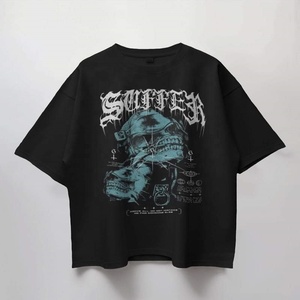 เสื้อยืดผู้ชายผ้าฝ้าย210gsm-280gsm ออกแบบได้ตามต้องการเสื้อยืดรุ่นใหญ่พิเศษสีพื้นแบบลำลอง - Product Image 3