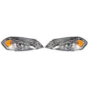 Fari e Luci di Segnalazione LED Bianchi e Ambra Trasparenti Nuovi per Chevy Impala 06-13 e Monte Carlo 06-07, Modelli Kalos e LM - Product Image 1