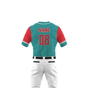 220GSM Polyester Baseball Jersey Short Team Uniforms Custom Logo Team Name Quick Dry Sports Apparel Wholesale USA Market 2026 - Product Image 4