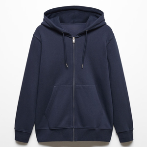 Sudadera con Capucha de Poliéster y Algodón de Alta Calidad, Ligera, con Diseño Sólido, Absorbente de Humedad, Personalizable - Precio de Fábrica - Product Image 5