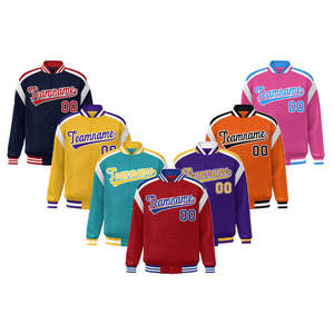 Chaqueta Varsity con Bordado de Letras de Alta Calidad al por Mayor, Adecuada para Uniformes de Equipo - Product Image 1