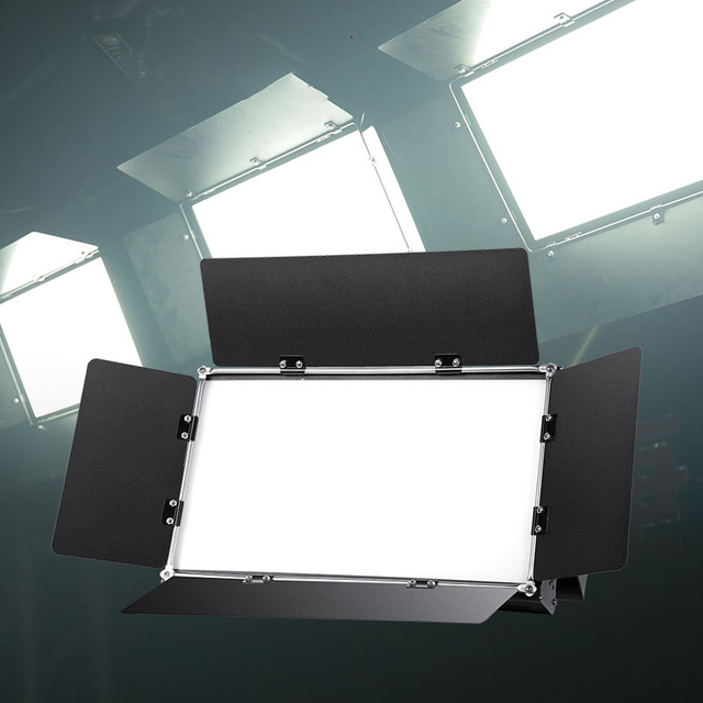 200W LED Soft Panel Light DMX512 Studio Video Light for TV Broadcast Photography Film Production Live Streaming Lighting