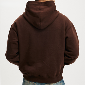 Sweat à capuche classique pour homme en molleton de coton avec poche kangourou, capuche réglable, style décontracté streetwear, haut de tous les jours - Product Image 5
