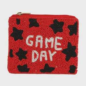 Handmade Boho Style Beaded Coin Purse Full Embroidery Seed <b>Beads</b> Small Star Pattern Wallet with Custom Design Options - Product Image 1