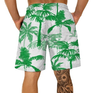 Shorts en coton délavé à l'acide pour hommes, style vintage, décontractés, pour l'été, vente en gros, sur mesure - Product Image 2