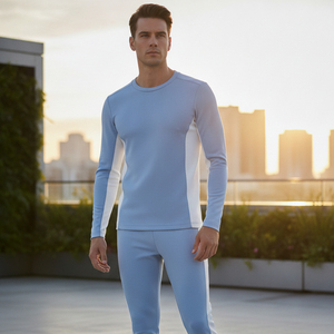Ensemble de survêtement de compression pour homme, tenue de course, collant de musculation, sous-vêtement de fitness, vêtement de sport pour homme - Product Image 5