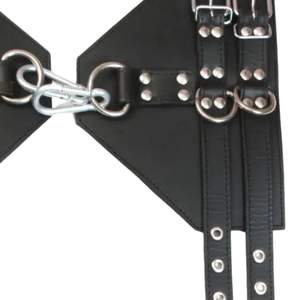 Correas ajustables para tobillos de piel de oveja con forro suave, hebillas resistentes, 4.5 cm de ancho, detección de aguja - Product Image 4