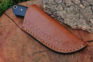 Couteau de chasse à lame fixe personnalisé OEM – Couteau de survie en acier à haute teneur en carbone pour le camping en plein air - Product Image 3