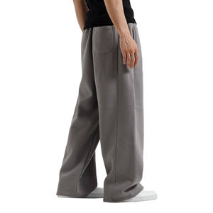 Pantalones Deportivos Casuales de Corte Holgado para Hombre, Marca Personalizada, de Lona Ecológica de Secado Rápido, con Cierre de Cordón y Cintura Media - Product Image 4
