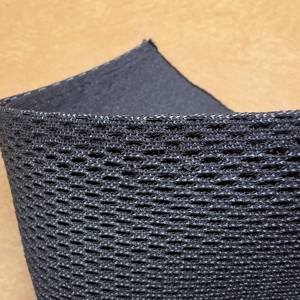 CT0165 Tissu respirant 3D Air Mesh de poids moyen 100% Polyester 150D sergé croisé Dobby uni teint pour vêtements de sport - Product Image 2