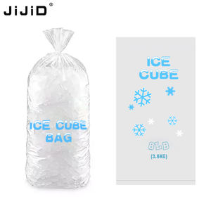 Jijid น้ำแข็ง-ถุงพลาสติก-ถุงน้ำแข็งถุงน้ำแข็งแบบใช้แล้วทิ้งถุงแช่แข็งน้ำแข็งใส10 12 15 20ปอนด์ - Product Image 2