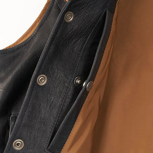 Chaleco de Cuero para Hombre de Alta Calidad y Bajo Precio, Nuevo Diseño, Transpirable, Más Vendido - Product Image 6