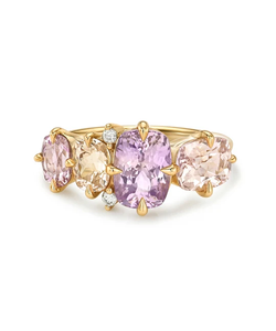 Anillo de diamante cultivado en laboratorio de 3 quilates con corte cojín, ligero, estilo único, anillos de compromiso de oro de 14 quilates - Product Image 1