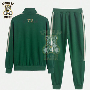 Conjunto Deportivo de Hombre, Estilo Oversize, con Logotipo Personalizado, Ropa Deportiva Informal, Traje de Jogging de 2 Piezas, para Gimnasio y Entrenamiento, Venta al Por Mayor OEM - Product Image 2