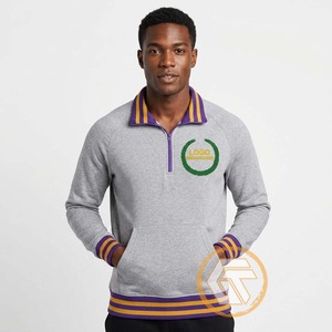 Sudadera de Hombre con Ribete Amarillo, Logotipo Bordado, Bolsillo Delantero, Corte Regular, Informal, para Invierno, 100% Algodón, Secado Rápido - Product Image 2