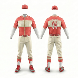 100% Polyester Baseball Uniform Breathable Fabric Lightweight Comfortable Fit Unisex Baseball Uniform Ideal For Sports Wear - Product Image 5