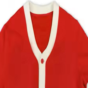 Pull cardigan tricoté à manches longues - Product Image 5