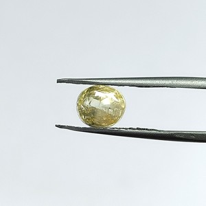 Zafiro amarillo ovalado natural de 2,98 quilates de Sri Lanka, piedras preciosas sueltas para la fabricación de joyas y anillos YSON-21 - Product Image 2