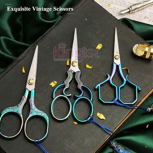Ciseaux Vintage de haute qualité et ciseaux de broderie et de manucure Ciseaux à poignée fantaisie à pointe pointue - Product Image 2