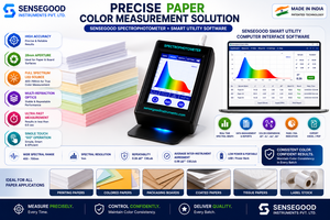 เครื่องวัดสีแบบพกพาสำหรับอุตสาหกรรม ช่วงความยาวคลื่น 400-700 นาโนเมตร ความละเอียดความยาวคลื่น 1 นาโนเมตร สำหรับการวัดสีกระดาษ - Product Image 3