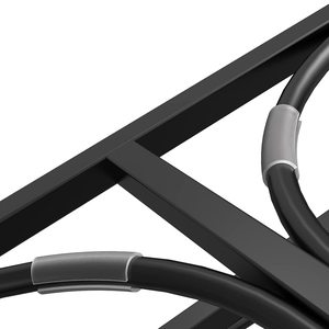 Elevated <b>Dog</b> <b>Bowls</b> for <b>Large</b> <b>Dogs</b> Raised Pet Feeder <b>Stand</b> Double Stainless Steel Food Water <b>Bowl</b> Non Slip - Product Image 3
