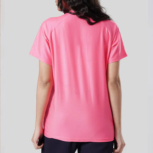 T-Shirt Athletic Running Gym Sportswear Plain Custom Logo Short Sleeve Neck Workout Sports <b>Top</b> 100% Polyester Slim Fit Flare - Product Image 2