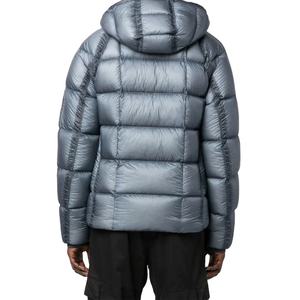 Chaqueta de Invierno para Hombre, Estilo Burbuja, Color Gris Personalizado, con Capucha, Ligera, Rellena de Algodón, Acolchada, con Parche de Logotipo, Estilo Urbano, Transpirable - Product Image 2