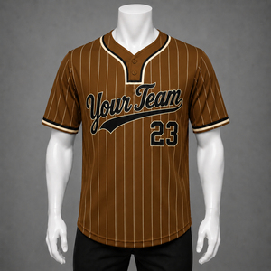 Camisetas de Béisbol Profesionales, Uniformes Personalizados para Equipos, 100% Poliéster, Sublimadas, Ligeras, Transpirables, Cuello en V, Manga Corta - Product Image 1