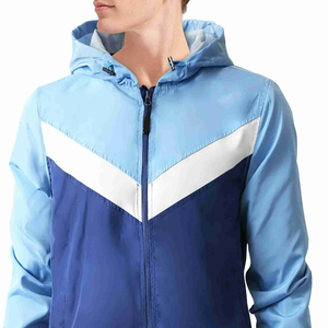 Veste coupe-vent en toile à prix bas, vente en gros, séchage rapide, imperméable, grande taille, couleur personnalisée, service OEM, vestes coupe-vent - Product Image 5