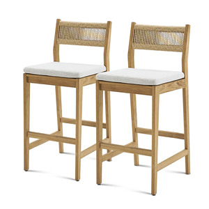 Meubles d'extérieur pour restaurant, chaise de bar d'hôtel, meubles de jardin, table et chaise, meubles de terrasse, ensemble de salle à manger en bois d'extérieur - Madera - Product Image 4
