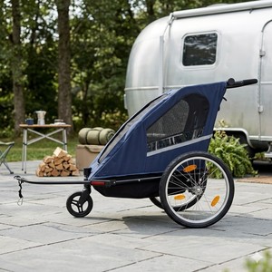 Remolque de Bicicleta para Bebés TC-2024S Jogger 3 en 1, Cochecito con Asiento Individual, Estructura de Aluminio, Sistema de Suspensión para Niños - Product Image 6