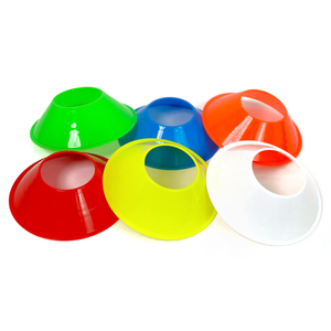 Conos de Entrenamiento de Plástico Sólido, Resistentes al Agua, Apilables, con Asa de Transporte, para Prácticas Deportivas y Ejercicios de Agilidad - Product Image 4
