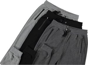 Wholesale Custom Logo Men's Mid Waist Eco-Friendly Waterproof Fleece <b>Jogger</b> Pants <b>with</b> <b>Zip</b> <b>Pocket</b> Casual Sweatpants - Product Image 4