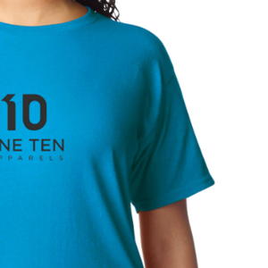Camiseta de Mujer, Algodón Suave Color Zafiro, Estilo Casual de Manga Corta, Camiseta Básica Cómoda, Ropa de Moda, Venta al Por Mayor Personalizada - Product Image 3