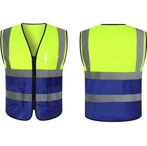 Premium Quality Men Safety Coverall Safety Clothing Suit Workwear Hi Vis Lightweight Safety <b>Vest</b> for Roadside - Product Image 3
