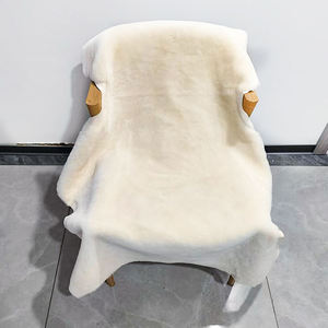 Factory Wholesale Genuine Sheepskin Pelt Long Wool Lambskin <b>Leather</b> Garment Jacket Lining - Product Image 2