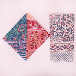 Summer <b>Accessories</b> Bandana Headwrap Scarf Cotton Block Printed Hiking Square Wrist Tie For Unisex Pets Neckerchief - Product Image 4