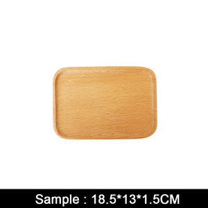 Bandeja de ciprés para decoración del hogar, bandeja de té, tabla de almacenamiento de dulces de madera, artesanías de madera para comedor - Product Image 4
